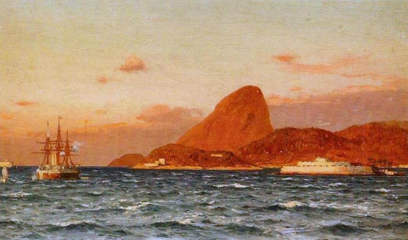 Eduardo de Martino View of Rio de Janeiro oil painting image